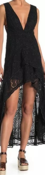 Free People Dresses & Skirts - Free People Catalina Embroidered High Low Dress